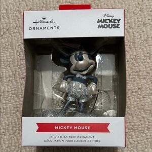 Hallmark Mickey Mouse Ornament - Silver and Black